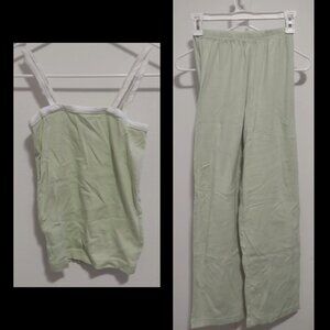 Victoria's Secret - XS Pajama Bottoms & Matching Cami in Chartreuse (2-pieces)